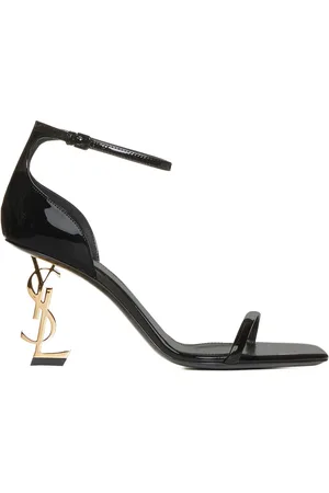 Saint Laurent Sko, Dame, Sort, 36 EU, Læder, Opyum Sandaler