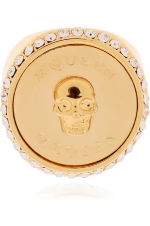 Alexander McQueen Tilbehør, Dame, Gul, 50 MM, Messingring