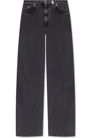Alexander McQueen Jeans, Dame, Grå, W27, Denim, Løstsiddende jeans
