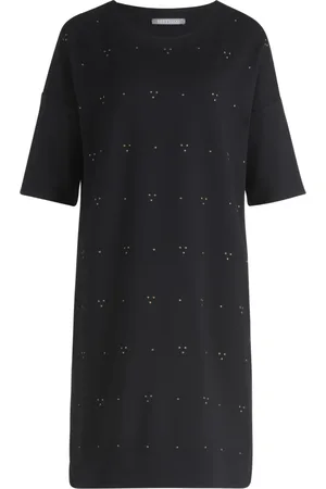 Betty & Co Kjole, Dame, Sort, S, Jerseykjole med nitter