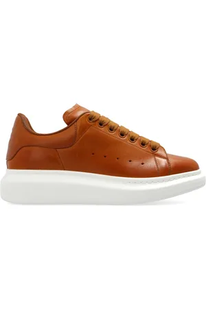 Alexander McQueen Sko, Dame, Brun, 41 EU, Læder, Sneakers Oversized Retro