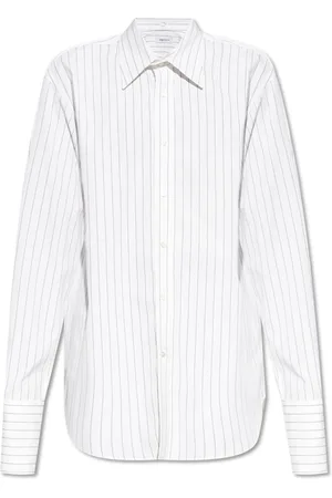 Alexander McQueen Skjorte, Herre, Hvid, M, Bomuld, Stribet Skjorte