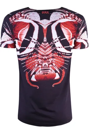Bikkembergs Top, Herre, Flerfarvet, L, Rundhalset Trykt T-shirt
