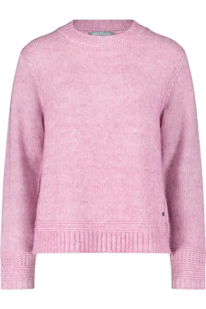 Betty & Co Strik, Dame, Lyserød, L, Uld, Moderne Striktrøje