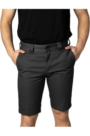 Dickies Shorts, Herre, Grå, W34, Bomuld, Grå Lynlåsshorts Forår/Sommer Mænd