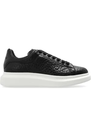 Alexander McQueen Sko, Herre, Sort, 40 1/2 EU, Læder, Sneakers Oversized Retro