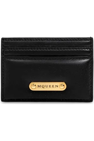 Alexander McQueen Tilbehør, Dame, Sort, ONE SIZE, Læder, Kortholder
