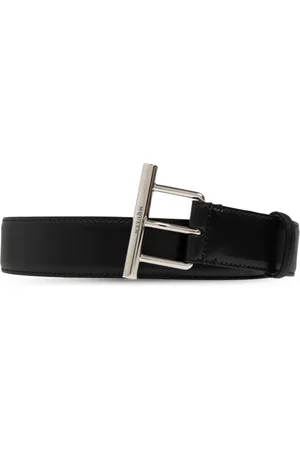 Alexander McQueen Tilbehør, Herre, Sort, 85 CM, Læder, Læderbælte