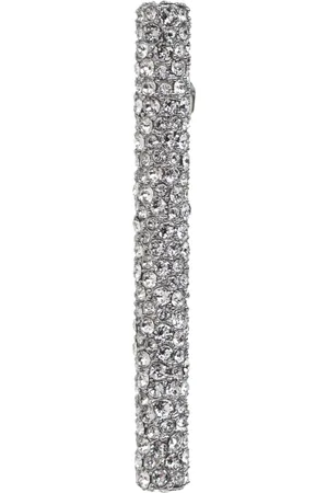 Alexander McQueen Tilbehør, Dame, Grå, ONE SIZE, Uld, Messing Ørering