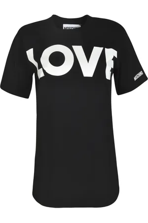 Moschino Top, Dame, Sort, S, Uld, Stilfulde T-shirts og Polos