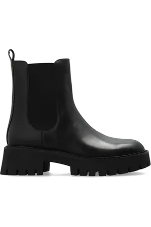 Michael Kors Sko, Dame, Sort, 39 EU, Læder, Læder ankelstøvler Asher