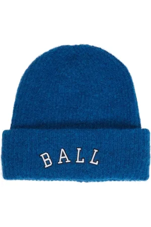 Ball Tilbehør, Dame, Blå, ONE SIZE, Uld, Blå Beanie Hat Baotilia Tilbehør
