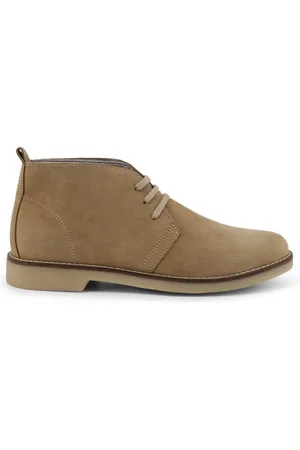 Duca Di Morrone Sko, Herre, Brun, 46 EU, Suede, Suede Beige Snøresko Forår/Sommer