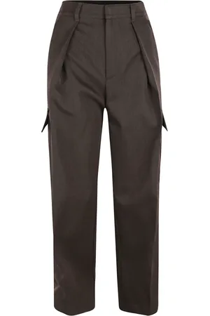 Burberry Bukser, Dame, Brun, 3XS, Uld, Elegante bukser til stilfulde outfits