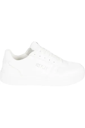 Ice Play Sko, Herre, Hvid, 41 EU, Læder, Klassiske Snøresneakers