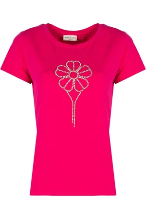 Liu Jo Top, Dame, Lyserød, S, Uld, Elegant Queen T-shirt