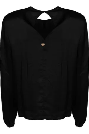 Liu Jo Bluser & Skjorter, Dame, Sort, S, Elegant Rebel Queen Bluse
