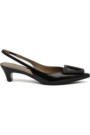 ROBERTO FESTA Sko, Dame, Sort, 37 EU, Læder, Sort Læder Slingback Dorien Sko