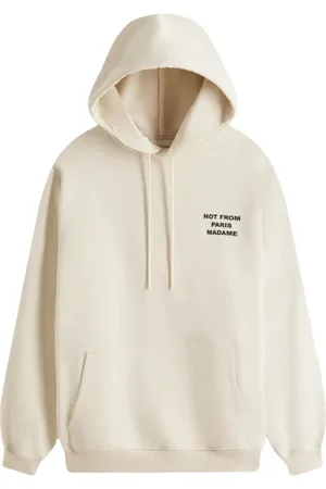 Drôle de Monsieur Sweathshirts & Hoodies, Herre, , L, Bomuld, Hoodie med slogan - Avana