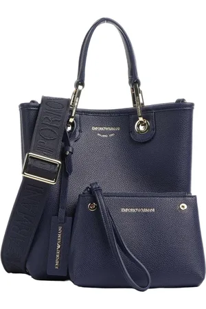 Giorgio Armani Taske, Dame, Blå, ONE SIZE, Blå Syntetisk Shopping Taske