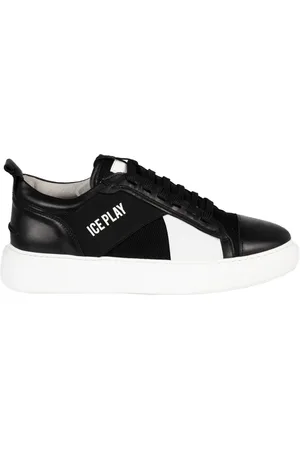 Ice Play Sko, Herre, Sort, 43 EU, Uld, Elegante Snøresko