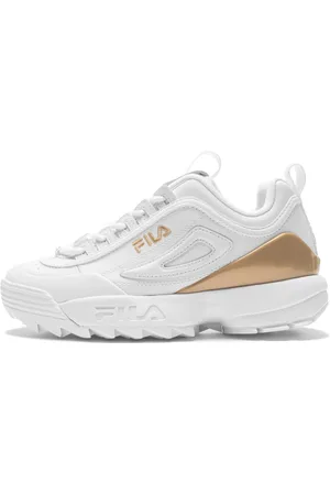 Fila Sko, Dame, Hvid, 39 EU, Uld, Premium Disruptor Sneakers Rund Tå