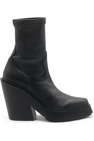 vic matiè Sko, Dame, Sort, 40 EU, Læder, Sort Stretch Western Bootie Tetrix