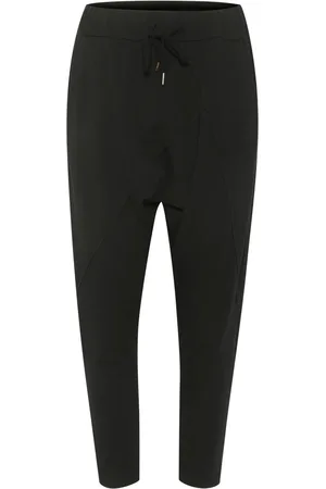 Cream Bukser, Dame, Sort, S/M, Bomuld, Afslappet Sweatpants i Pitch