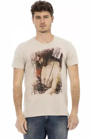 Trussardi Top, Herre, , XL, Bomuld, T-shirt i bomuldsblanding til mnd