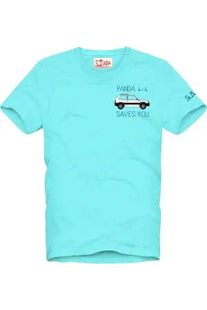 MC2 SAINT BARTH Top, Herre, Blå, XL, Uld, Blå T-shirts og Polos