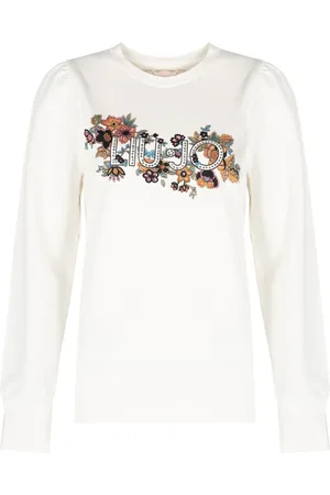 Liu Jo Top, Dame, Hvid, S, Casual Bluse med Rund Hals