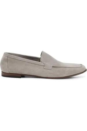 Duca Di Morrone Sko, Herre, Grå, 42 EU, Suede, Suede Loafers til forår/sommer