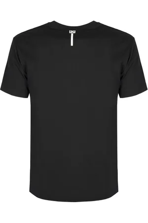 Les Hommes Top, Herre, Sort, 3XL, Bomuld, Mænds Rund Hals Trykt T-shirt