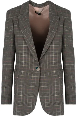Liu Jo Jakke, Dame, Grå, 2XS, Uld, Klassisk Navy Blazer