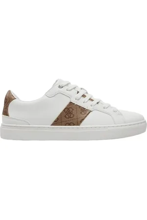 Guess Sko, Herre, Hvid, 41 EU, Hvide Casual Sneakers med Gummisål
