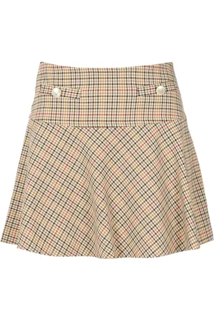 SEMICOUTURE Nederdel, Dame, , S, Uld, Annabella Polyviscose Nederdel med Basque