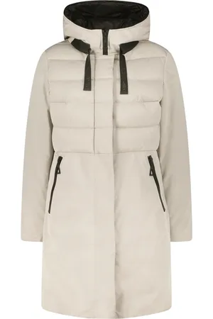 AMBER & JUNE Frakke, Dame, , 3XL, Uld, Trendy Vinterjakke
