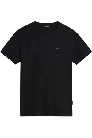 Napapijri Top, Herre, Sort, S, Bomuld, Herre Salis Kortærmet T-shirt