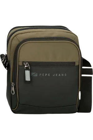 Pepe Jeans Taske, Herre, Grøn, ONE SIZE, Uld, Mænds Tablet Skuldertaske Jarvis
