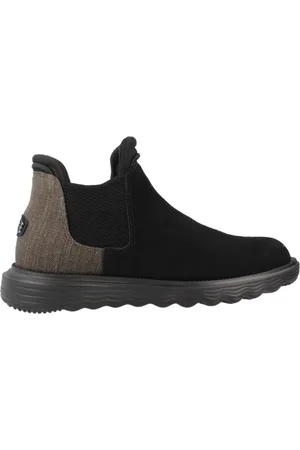 Hey dude Sko, Herre, Sort, 37 EU, Suede, Suede Chelsea Støvler
