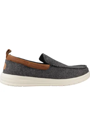 Hey dude Sko, Herre, Blå, 43 EU, Uld, Uld Grip Loafers
