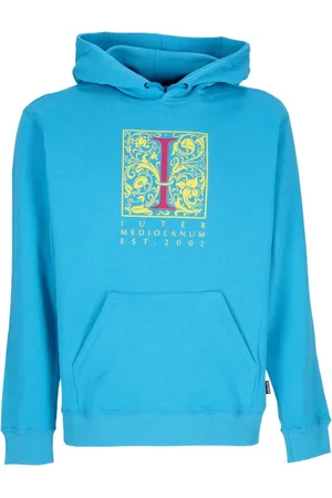 IUTER Sweathshirts & Hoodies, Herre, Blå, S, Bomuld, Letvægts hættetrøje Himmelblå