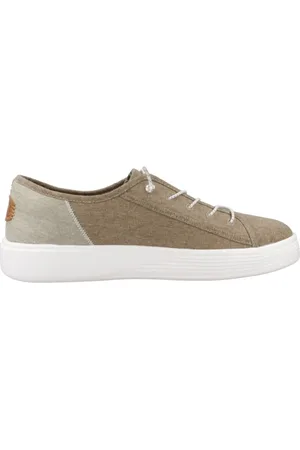 Hey dude Sko, Herre, Brun, 41 EU, Uld, Craft Linen Sko