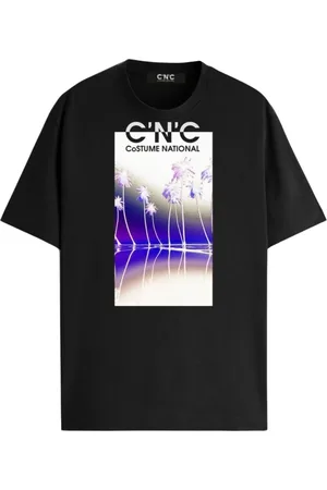 Costume National Top, Herre, Sort, 2XL, Herre Regular T-Shirt