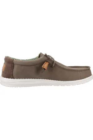 Hey dude Sko, Herre, Grøn, 41 EU, Uld, Wally Workwear Snøresko