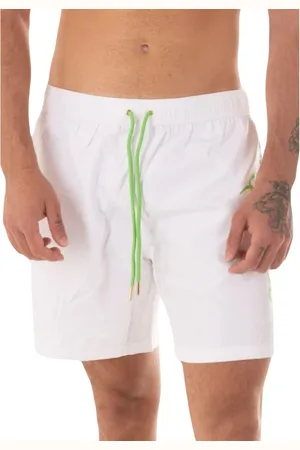 Roberto Cavalli Shorts, Herre, Hvid, L, Polyester, Herre Logo Kostume