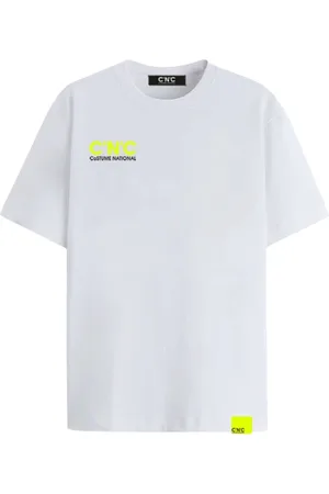 Costume National Top, Herre, Hvid, 2XL, Bomuld, Herre Regular T-Shirt