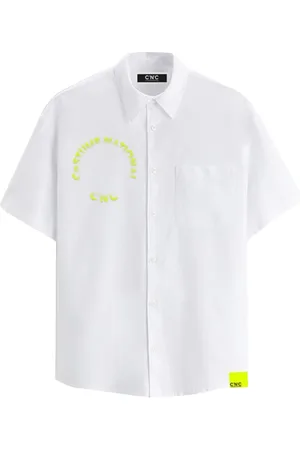 Costume National Skjorte, Herre, Hvid, XL, Bomuld, Herreskjorte Klassisk Stil