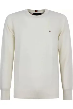 Tommy Hilfiger Strik, Herre, , 2XL, Bomuld, Chain Ridge Structure C Neck Sweater