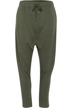 Cream Bukser, Dame, Grøn, L/XL, Bomuld, Afslappet Sweatpants Deep Depths